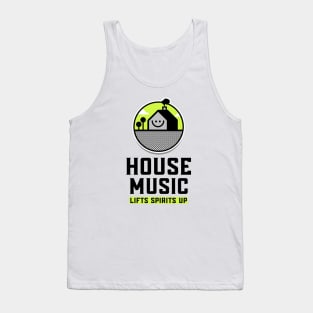 HOUSE MUSIC - Lifts Spirits Up (black) Tank Top